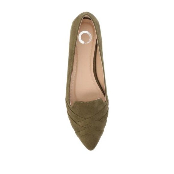 Journee Collection Women's Mindee Pointed Toe Flats - Picture 6 of 6
